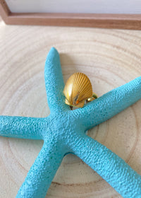 Shell Water Resistant Ring - Cali Moon Boutique