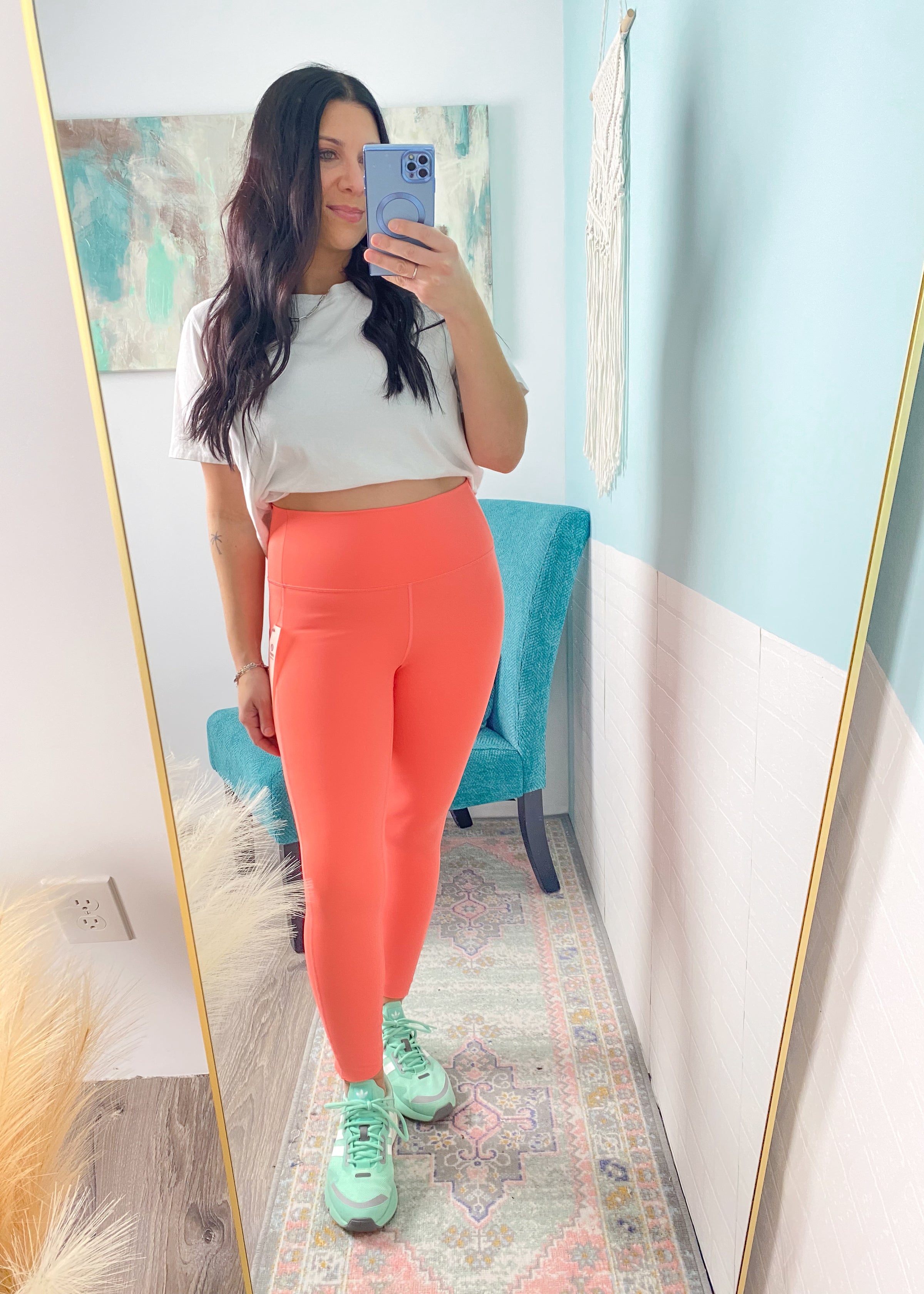 Watermelon Tummy Control Leggings-Cali Moon Boutique, Plainville Connecticut