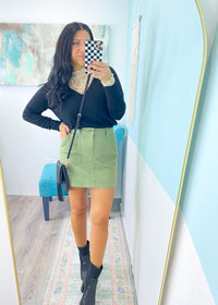 'Isla' Black Slouchy Lightweight Sweater - Cali Moon Boutique