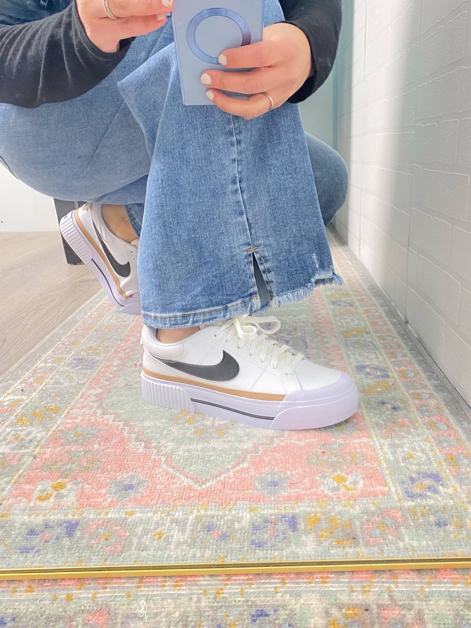 'Jane' Risen High Rise Cropped Side Slit Comfort Stretch Jeans - Cali Moon Boutique