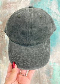 Vintage Mineral Washed Baseball Hats - Cali Moon Boutique
