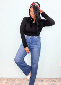 'James' Vervet Medium Wash Straight Jeans - Cali Moon Boutique