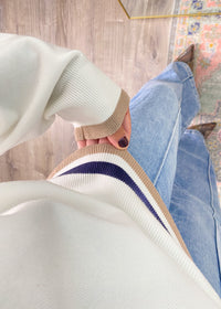 'New York' Varsity Stripe Sweater