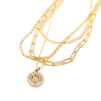 Mini Radiant Initial Necklace - RESTOCK - Cali Moon Boutique