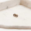 Waterproof Bezel Rhinestone Studs-Waterproof Bezel Rhinestone Studs-Cali Moon Boutique, Plainville Connecticut