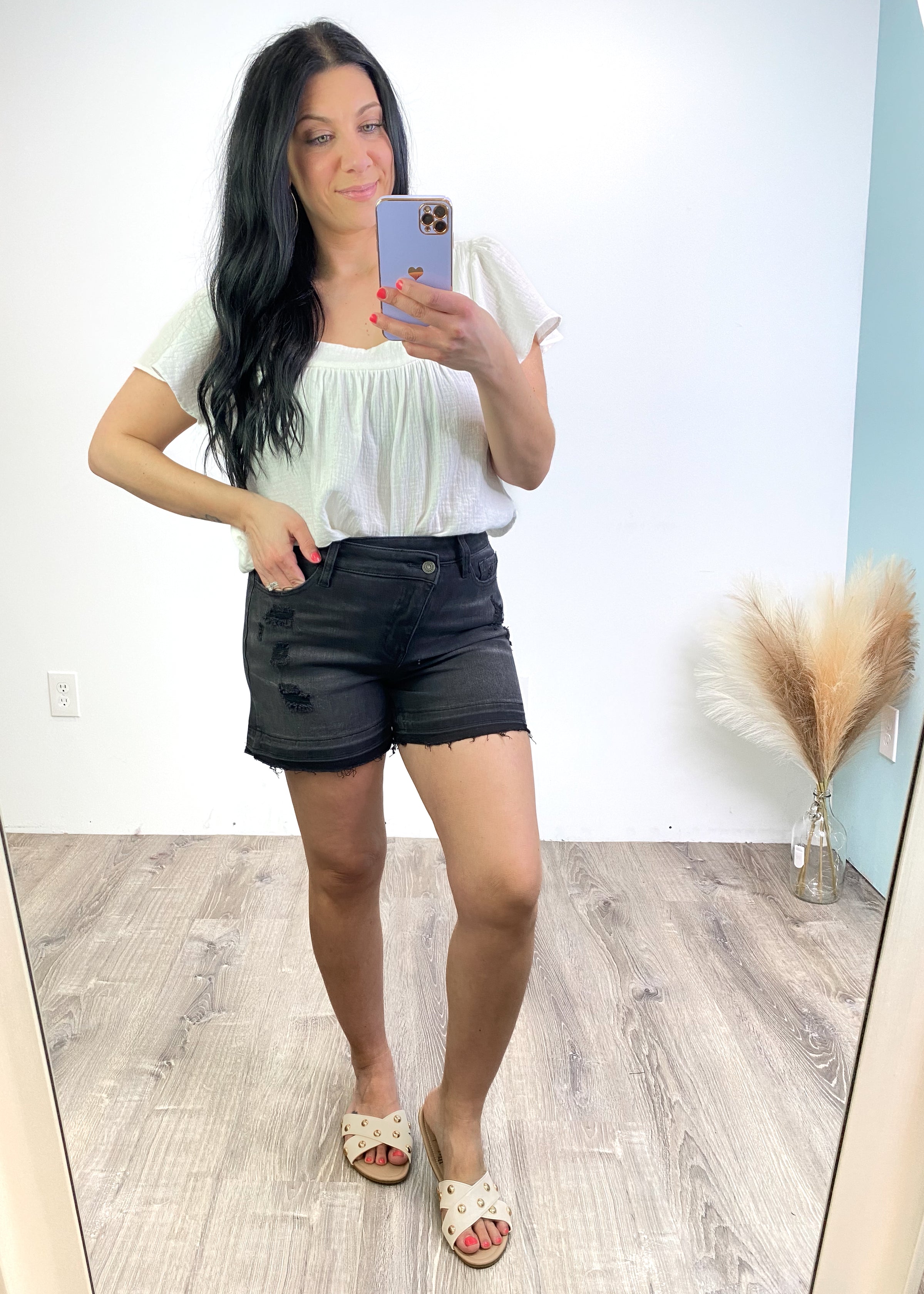 Cream Rollasole Sandals with Gold Studs on-Cali Moon Boutique, Plainville Connecticut